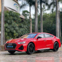 1:24 Audi RS7 Sportback Supercar รุ่นรถของเล่น Diecasts โลหะหล่อเสียงและแสงรถของเล่นสำหรับเด็กรถ