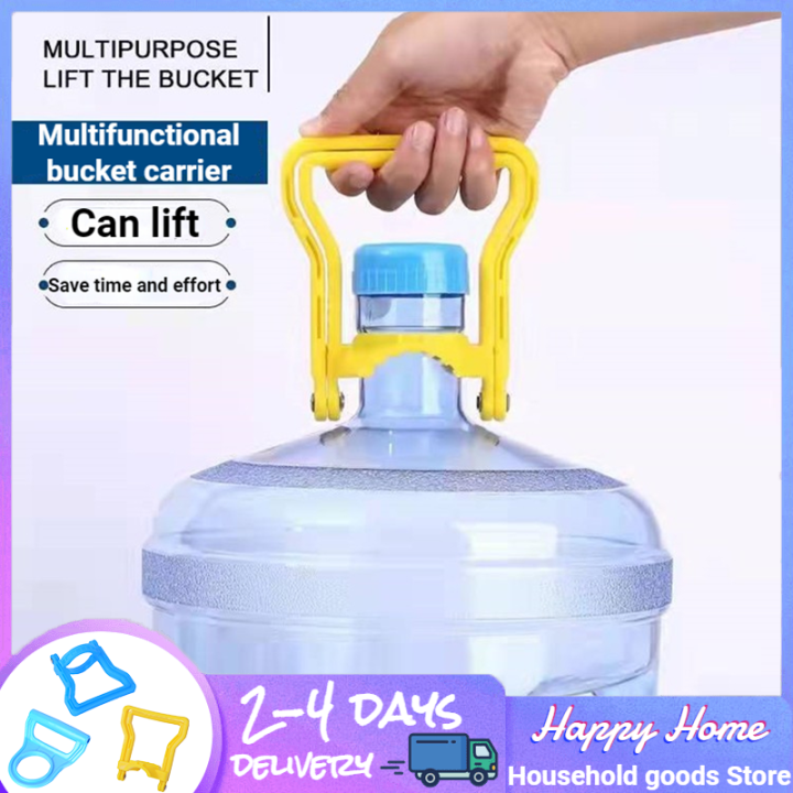 Plastic gallon drinking water bottle bottled water handle thickened