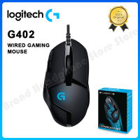 ต้นฉบับ G402 Hyperion Fury เมาส์สำหรับเล่นเกมแบบมีสาย4,000 DPIน้ำหนักเบา8ปุ่มตั้งโปรแกรมได้ปุ่ม DPI รุ่น HK