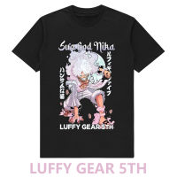 เสื้อยืดคุณภาพดี ? เสื้อยืด พิมพ์ลายอนิเมะ LUFFY GEAR FIFTH 5 Sun God Nika Joy Boy สไตล์ญี่ปุ่น สําหรับผู้ชาย