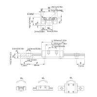 รางเลื่อนนำทางเชิงเส้นสำหรับเครื่อง CNC รางเลื่อนเหล็กรับน้ำหนักแข็งแรงใช้งานได้อย่างราบรื่นชุดตัวต่อใช้งานง่าย