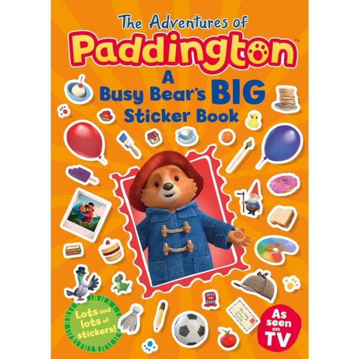 Standard product Adventures of Paddington: a Busy Bears Big Sticker Book (Paddington Tv) หนังสือภาษาอังกฤษใหม่ พร้อมส่ง