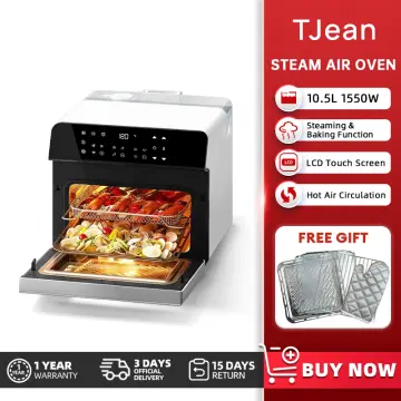 MULTI-FUNCTIONAL STEAM TOASTER OVEN WITH CONTEMPORARY AESTHETIC