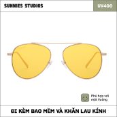 Kính mát Sunnies Studios Gọng Phi Công Lukas in Lemonade