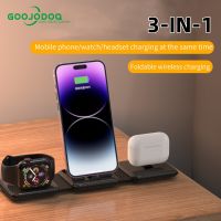 □♝ Magnetic Wireless Charger 3 in 1 Charging Station for Multiple Apple Devices for Watch iPhone 14 13 12 Pro Max Plus Airpod