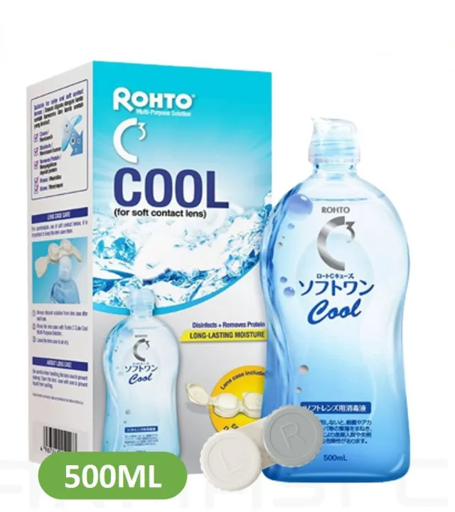 Rohto Cool MultiPurpose Solution (500ML) EXP10/2024 [For Soft contact