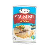 Import Foods? Grace Mackerel in Brine 425g เกรซแมกเคอเรลอินไบรน์ 425กรัม