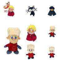 XUECHUANGYING ตัวปั๊มสามแฉก Tri vash The stampede Plush Doll ตุ๊กตาผ้าพลัฌ ตุ๊กตาสัตว์ยัดไส้ หมอนเบาะรองนั่ง นุ่มนุ่มๆ ของขวัญสำหรับเด็ก