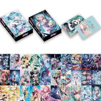 30ชิ้น/ญี่ปุ่นอะนิเมะ Hatsune Lomo บัตรภาพ Hd สองด้านของขวัญวันเกิดบัตรสะสมของเล่นเกมกระดานสำหรับเด็ก