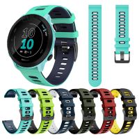 ﹍✎ EasyFit sportowy pasek silikonowy do Garmin Forerunner 158 opaska 245 245M 645 Forerunner245 20mm zegarek pasek Watchband bransoletka