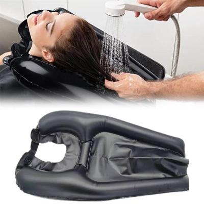 【CW】PVC Inflatable Shampoo Basin Portable Shampoo Pad Quickly Inflate Deflate Hair Washing Basin For Women Elderly
