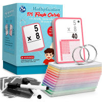 Montessori Kids Math Operations Cards 0-12 Multiplication Flash Cards Arithmetic Toys For Toddlers Education 175 Math Flashcards