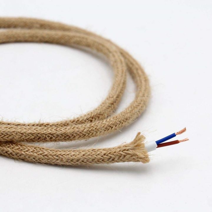 2-core-0-75mm-vintage-hemp-rope-light-copper-cord-hemp-braided-flexible-cable-electrical-wire-for-retro-lights