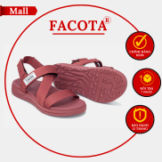 Giày sandal Facota nữ chính hãng NN15, Facota hồng mận nữ, Sandal đi học