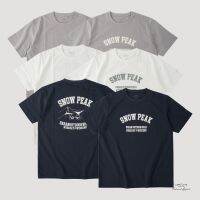 [S-5XL]Snow Peak x BEAUTY&amp;YOUTH เสื้อยืดแขนสั้น พิมพ์ลาย ทรงหลวม 22SSS-5XL