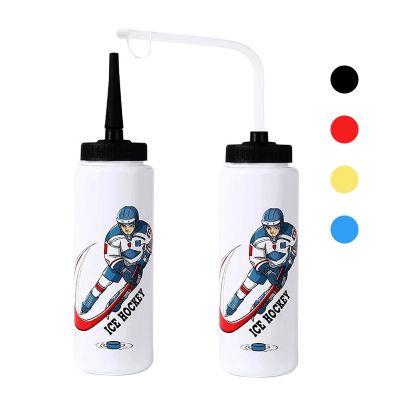 ：“{—— BPA Free 1000ML Ice Hockey Water Bottle Portable Large Capacity Football Lacrosse Bottle Classic Extended Tip Design Sports Gear