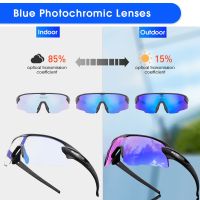 SCVSN Bule แว่นตา Photochromic สีแดงกีฬากลางแจ้ง UV400วิ่งแว่นตากันแดดผู้ชายผู้หญิงจักรยานเสือภูเขาขี่จักรยานแว่นตาจักรยาน