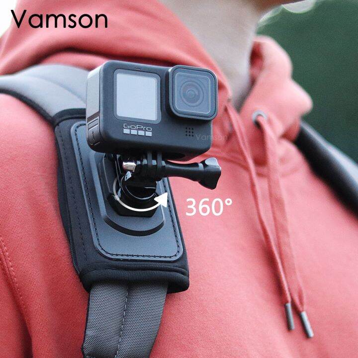 Gopro Accessories 360 Degree Rotation Backpack Action Camera Backpack