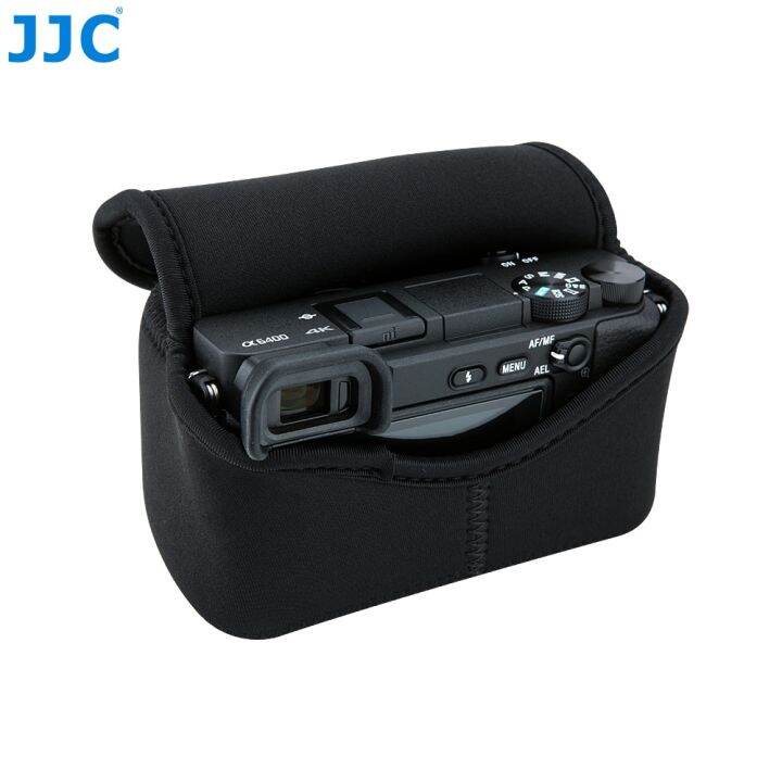 jjc-กระเป๋ากล้องไร้กระจกนุ่มเคสสำหรับ-sony-กระเป๋าผ้านีโอพรีน-zv-e10-a6600-a6500-a6400-a6300แคนนอน-powershot-nikon-p7800