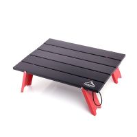 Widesea Camping Mini Portable Foldable Table for Outdoor Picnic Barbecue Tours Tableware Ultra Light Folding Computer Bed Desk