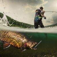 Fishing Worm Lures Fishing Lures หนังปลาเทียมสำหรับตกปลากลางแจ้ง