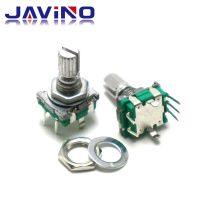 5PCS Plum handle 15mm rotary encoder coding switch / EC11 / digital potentiometer with switch 5 Pin