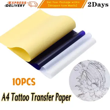 5/10pcs Tattoo Transfer Paper A4 Size Carbon Copier Spirit Thermal Stencil  Paper 4 Layers Tattoo Tracing Paper Tattoo Supplies