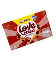 จูลี่ส์ เลิฟ เลตเตอร์ เวเฟอร์ชนิดแท่ง รสช็อกโกแลต Julies Love Letter 50g.- Chocolate Flavoured