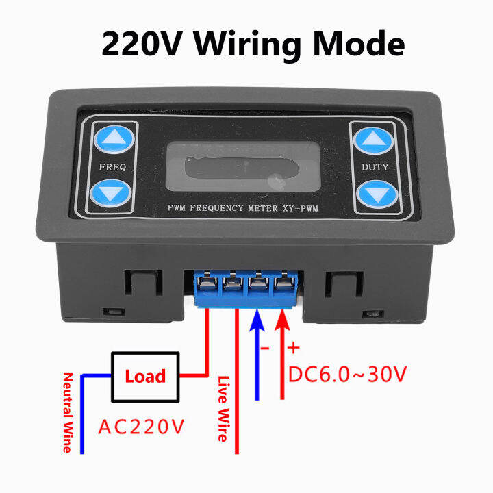 ตัวสร้างความถี่มอเตอร์2โหมดจอแสดงผล-lcd-dc-3-3v-30v-ความแม่นยำสูงปรับเครื่องกําเนิดสัญญาณได้สำหรับแหล่งที่น่าตื่นเต้น