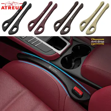 2PCS In Between Car Seat Catcher Anti Drop Car Seat Gap Filler Automotive  Seat Crevice Filler