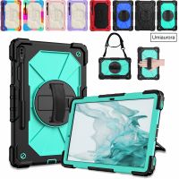 Heavy Duty Armor Shockproof Tablet Case For Samsung Galaxy Tab S7 FE S8 Plus 12.4" SM-X700 SM-T730 T970 X800 S8 Ultra X900 Cover