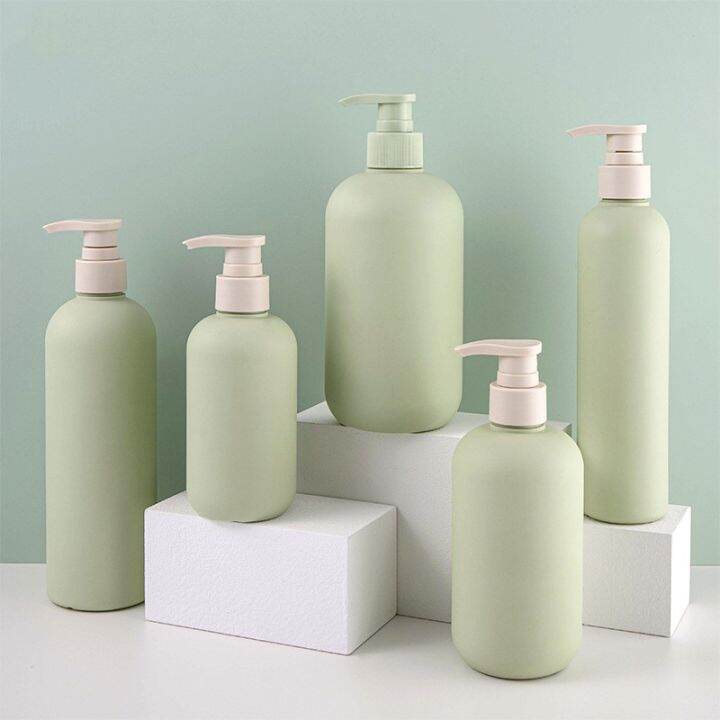 200ml-300ml-500ml-shampoo-bottle-refillable-bottles-cosmetic-container-200ml-300ml-500ml-avocado-green-empty-plastic-pump-lotion-acrylic-pump-head