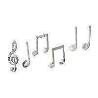 Music Notes Fashion Mirror Stickers Carved Wall Stickers Practice Dance Room Bar Living Room Bedroom Art Decorations