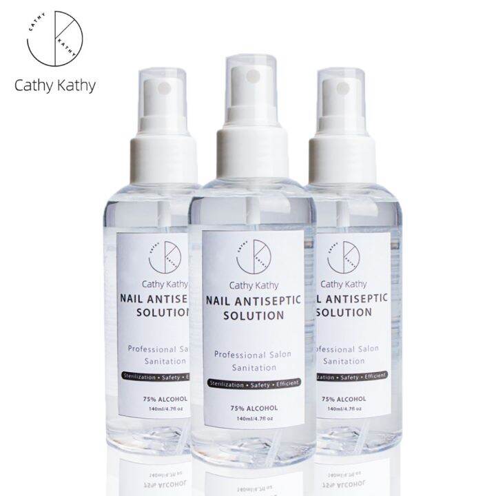 Multipurpose Antiseptic Solution for Cleansing Nails, Nail Tools, Gel Polish By Cathy Kathy