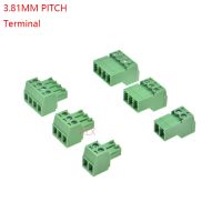 HVJ-5sets Solderless Docking Type 15edgrk 2/3/4/5/6/7/8 Pin Screw Terminal Block Connector 3.81mm Pitch Plug  Socket 2p 3p 4p 5p 6p