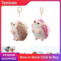 Teniron 2 ชิ้นตุ๊กตา Hedgehog พวงกุญแจสัตว์ของเล่นที่น่ารักพวงกุญแจกระเป๋าเครื่องประดับ