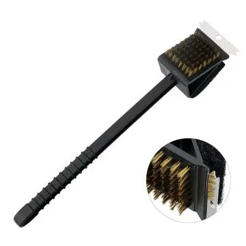 3 In 1 Corner Wire Brush Barbecue Grill Oven Cleaning Bbq Brush