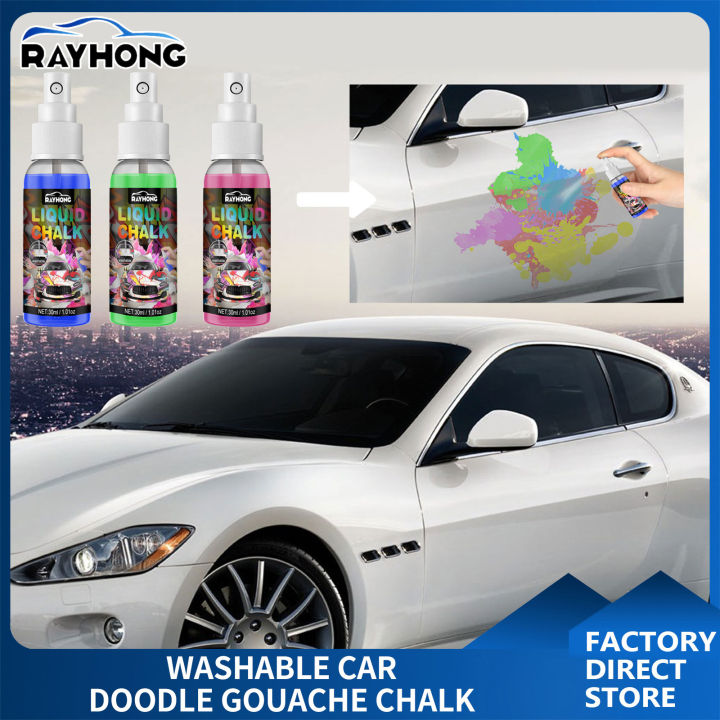 Graffiti Kids Chalk Spray , Water Based Washable Spray Paint For Wall /  Glass