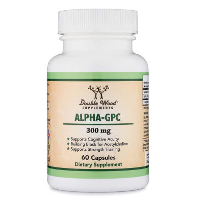 Alpha GPC Choline double wood สารตั้งต้นโคลีน 60 capsules