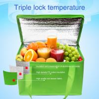 Foldable Insulated Bag Ice Pack Aluminum Foil Picnic Waterproof Large Capacity Food Portable Thermal Cooler Cake Bags Waterproof