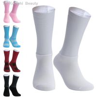 【hot】❧  New Aero Cycling Socks Silica Gel Non-slip Breathable Racing Men Calcetines Ciclismo