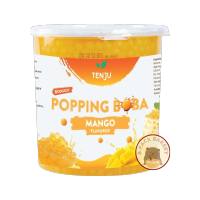 (เท็นจู มุกป็อบ มะม่วง) เท็นจู ไข่มุกป็อบ มะม่วง / TENJU Popping Boba Mango / 1Kg