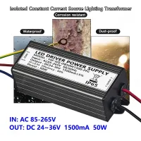 1500mA 50W LED Lamp Transformer 85-265V AC to DC24-36V Waterproof IP65 Aluminum Isolated Constant Current Driver Power Supply Electrical Circuitry Par