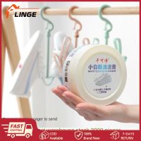 Linge】โฟมครีมทำความสะอาดอเนกประสงค์ครีมทำความสะอาดรองเท้าสีขาวแข็งแรง,สิ่งประดิษฐ์สำหรับขัดรองเท้าทำความสะอาดและบำรุงรักษาคลาบติดแน่นกรัม/กล่อง120