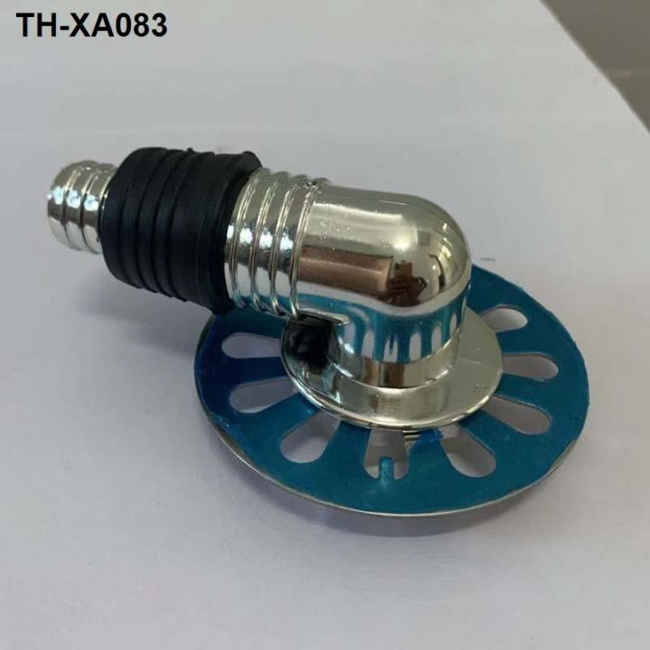 floor-drain-tee-joint-plate-electroplating-elbow-spill-water-seal-washing-machine-multi-function-interface