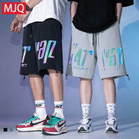 Loose Colorful Large Letter Printed Cargo Shorts Mens 2022 Summer New Fashion nd Shorts Trendy Men Shorts Shorts Male