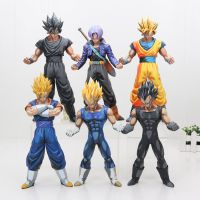 23-27cm Z MSP Vegeta goku black trunks vegetto PVC Figure toy