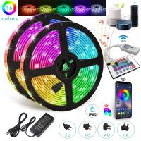 ♗❒✒ Alexa Wifi Led Tape 5050 2835 Rgb Led Strip Waterproof 12V Led Chain Lighting 10M 20M Smart Lamp For Children 39;S Room Decoration