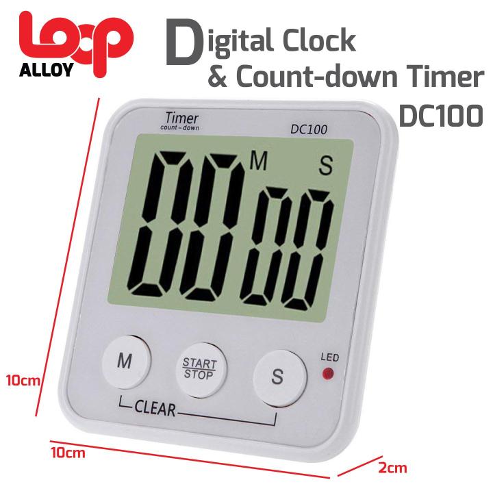 Digital Kitchen Clock & Countdown Timer DC100 Lazada PH