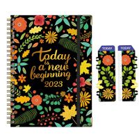 A5 Agenda Planner Spiral Notebook English Notebook Work Sports Punch Schedule Book Schedule Journal Stationery Notepads School Accessories Budget Diary A04